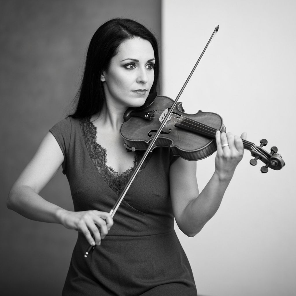 Portrait de Marie Dubois, Violon solo